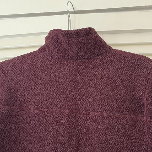 Thread & Supply fleece pullover jacket women maroon small - Picture 7 of 11